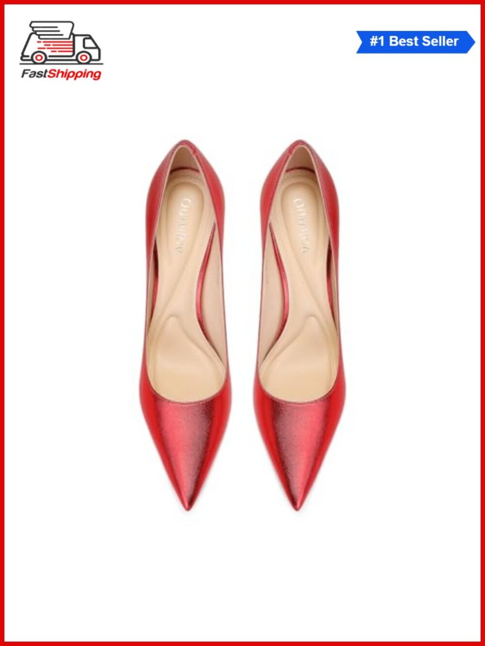 โจ Qililul Women's Pointed Toe Stiletto Heels Closed Toe High Heels Pumps - Picture 4 of 6